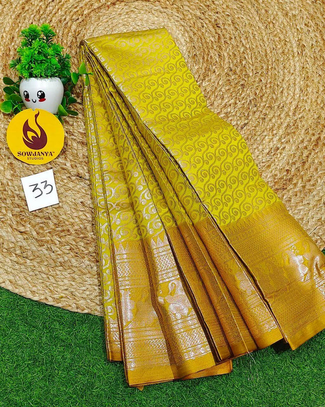 Premium Fancy Pattu Sarees - SSAKA033