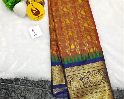 Premium Semi Gadwal  Sarees - VIBE1
