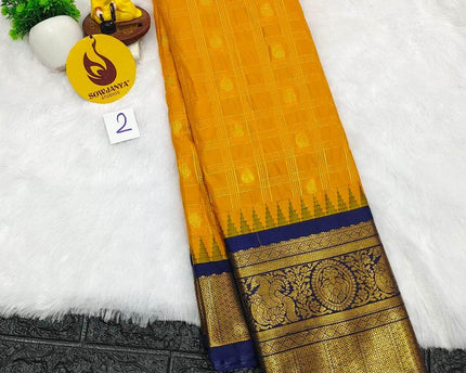 Premium Semi Gadwal  Sarees - VIBE2