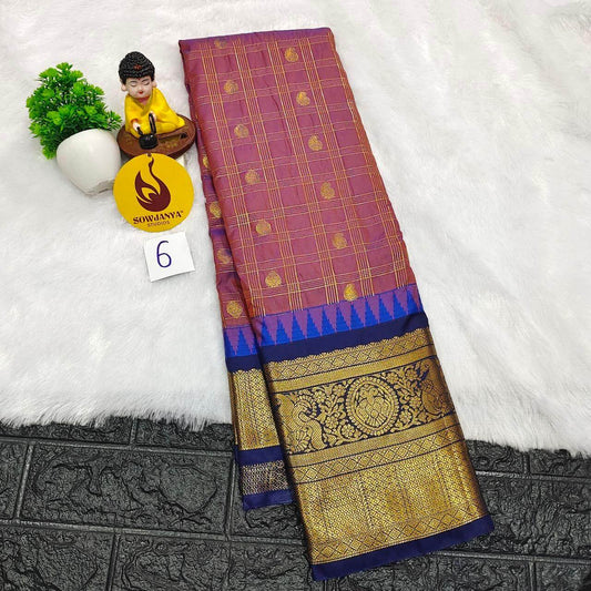 Premium Semi Gadwal  Sarees - VIBE6