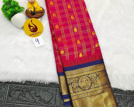 Premium Semi Gadwal  Sarees - VIBE9