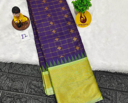 Premium Semi Gadwal  Sarees - VIBE12