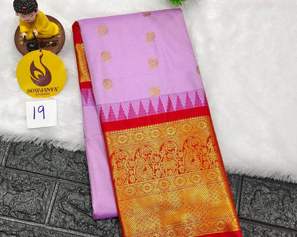 Premium Semi Gadwal  Sarees - VIBE19
