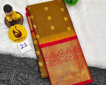 Premium Semi Gadwal  Sarees - VIBE21