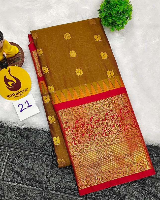 Premium Semi Gadwal  Sarees - VIBE21