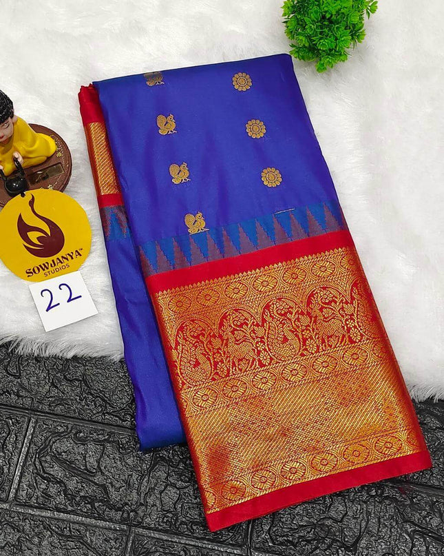 Premium Semi Gadwal  Sarees - VIBE22