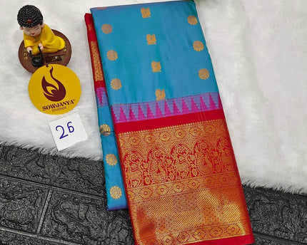 Premium Semi Gadwal  Sarees - VIBE26