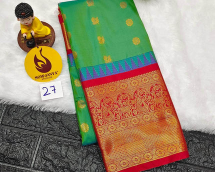 Premium Semi Gadwal  Sarees - VIBE27