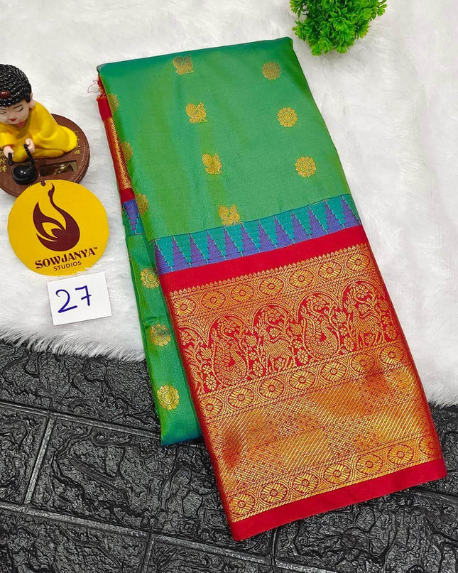 Premium Semi Gadwal  Sarees - VIBE27
