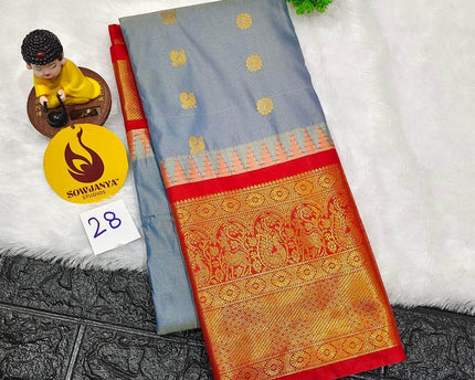 Premium Semi Gadwal  Sarees - VIBE28