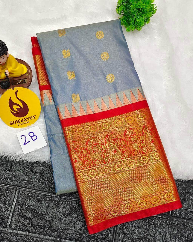 Premium Semi Gadwal  Sarees - VIBE28