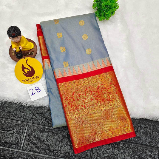 Premium Semi Gadwal  Sarees - VIBE28