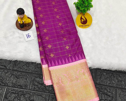 Premium Semi Gadwal  Sarees - VIBE16