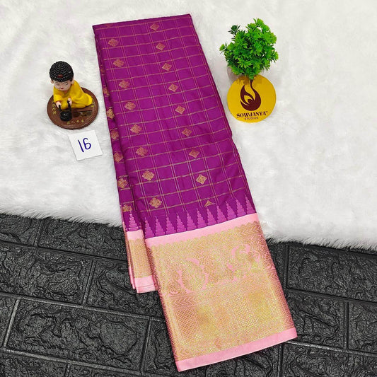 Premium Semi Gadwal  Sarees - VIBE16