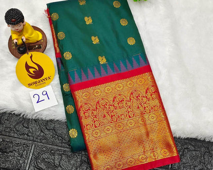 Premium Semi Gadwal  Sarees - VIBE29