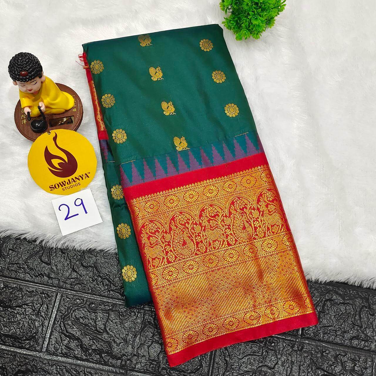 Premium Semi Gadwal  Sarees - VIBE29