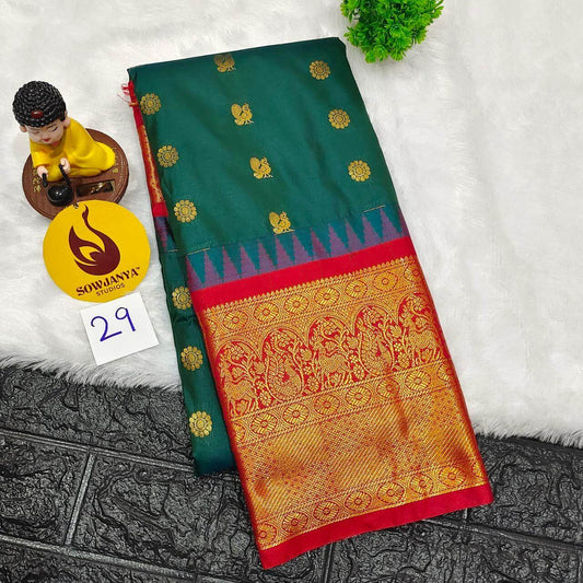 Premium Semi Gadwal  Sarees - VIBE29