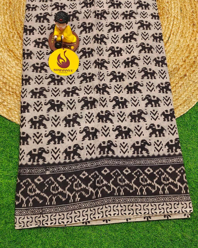 ORIGINAL PEDANA KALAMKARI Cotton Sarees - BOMMA8