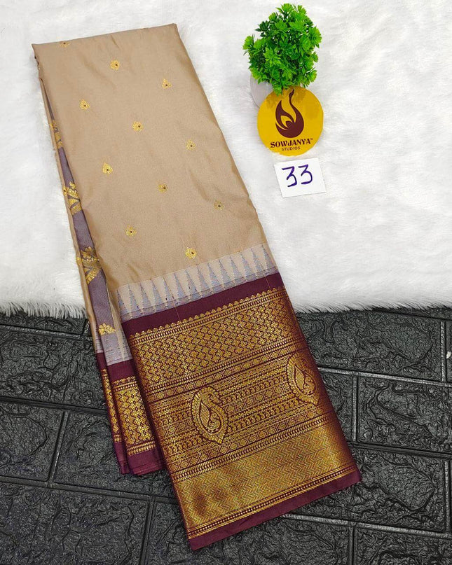 Premium Semi Gadwal  Sarees - VIBE33