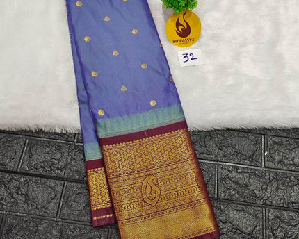 Premium Semi Gadwal  Sarees - VIBE32
