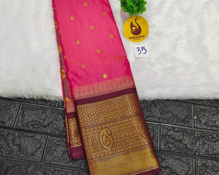 Premium Semi Gadwal  Sarees - VIBE35
