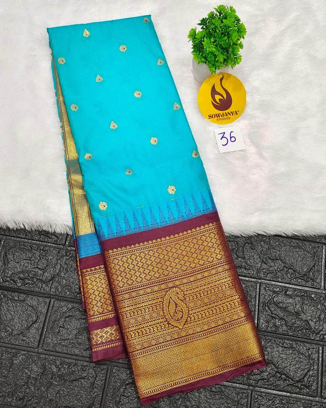 Premium Semi Gadwal  Sarees - VIBE36
