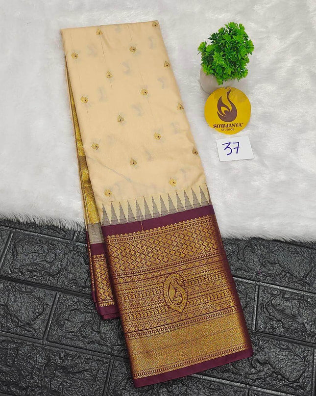 Premium Semi Gadwal  Sarees - VIBE37