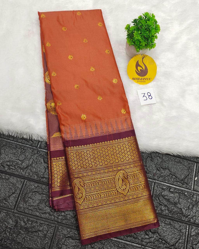 Premium Semi Gadwal  Sarees - VIBE38