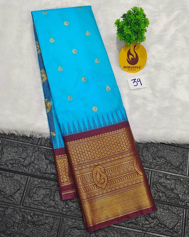 Premium Semi Gadwal  Sarees - VIBE39