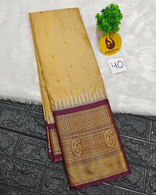 Premium Semi Gadwal  Sarees - VIBE40