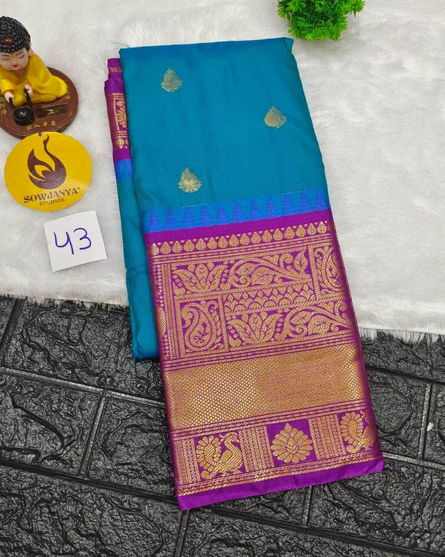 Premium Semi Gadwal  Sarees - VIBE43