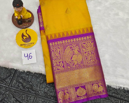 Premium Semi Gadwal  Sarees - VIBE46