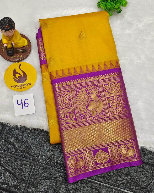 Premium Semi Gadwal  Sarees - VIBE46
