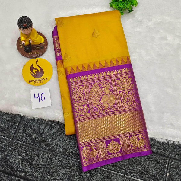 Premium Semi Gadwal  Sarees - VIBE46