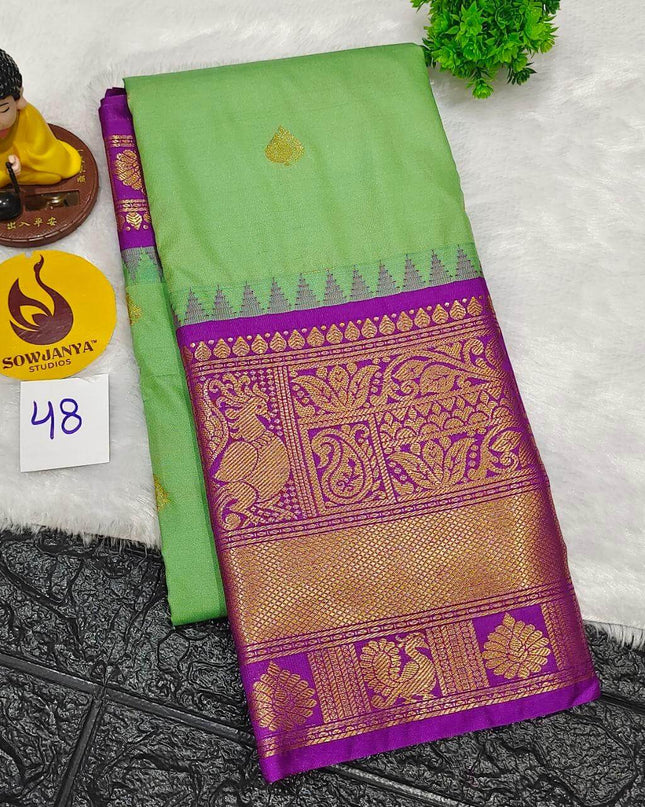 Premium Semi Gadwal  Sarees - VIBE48
