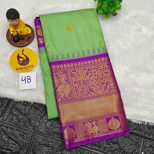 Premium Semi Gadwal  Sarees - VIBE48