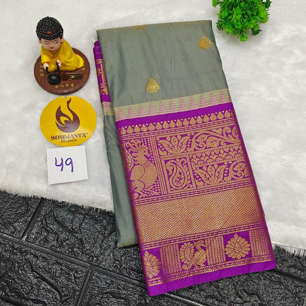 Premium Semi Gadwal  Sarees - VIBE49