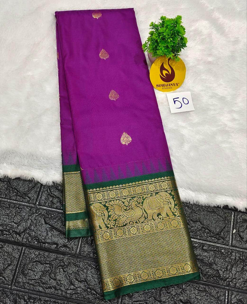 Premium Semi Gadwal  Sarees - VIBE50