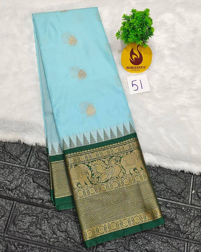 Premium Semi Gadwal  Sarees - VIBE51