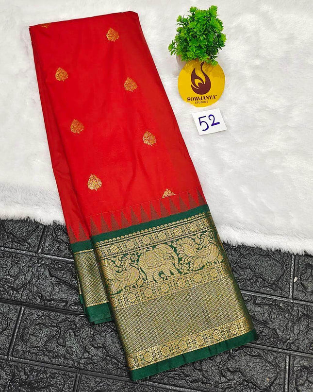 Premium Semi Gadwal  Sarees - VIBE52