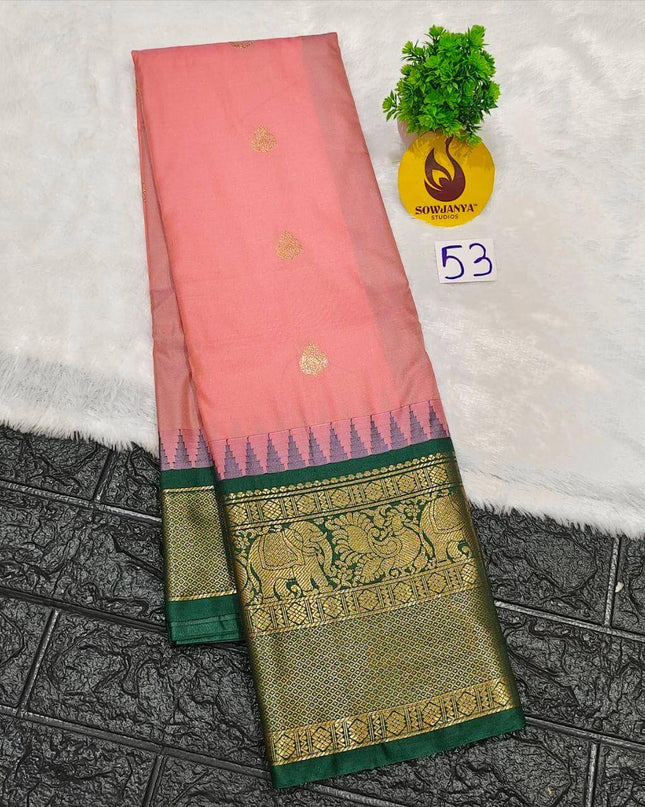 Premium Semi Gadwal  Sarees - VIBE53
