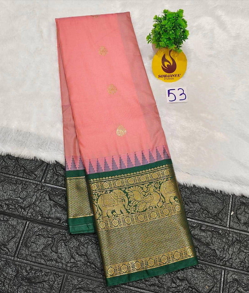 Premium Semi Gadwal  Sarees - VIBE53
