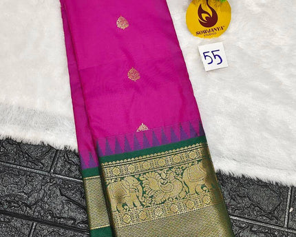 Premium Semi Gadwal  Sarees - VIBE55