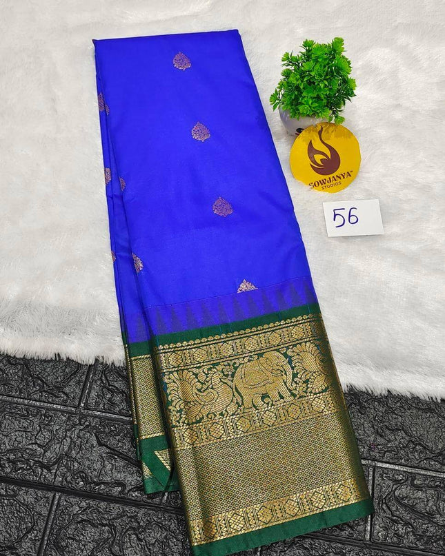 Premium Semi Gadwal  Sarees - VIBE56