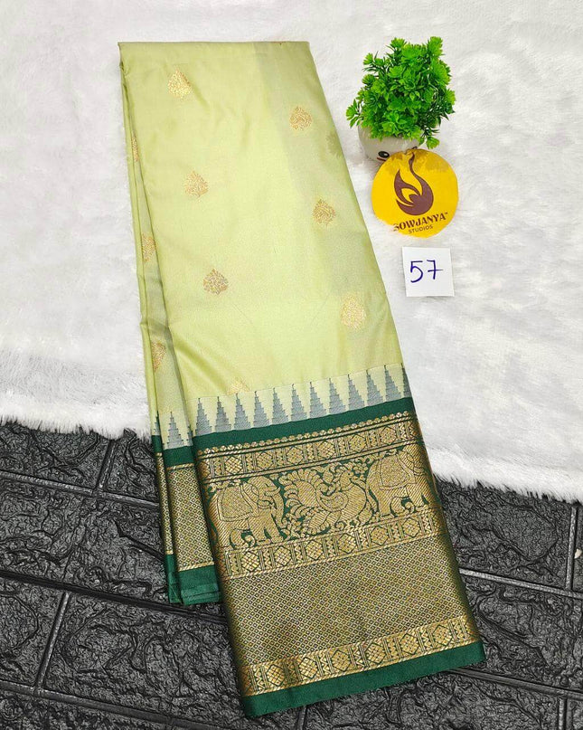 Premium Semi Gadwal  Sarees - VIBE57