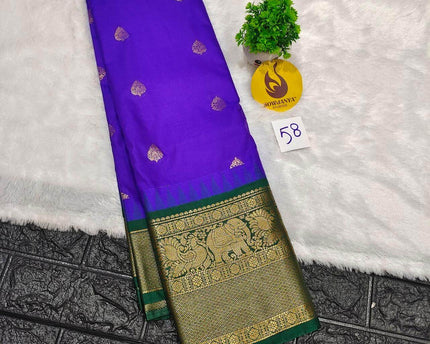 Premium Semi Gadwal  Sarees - VIBE58