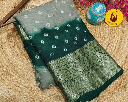 Original BANDINI Sarees with Blouse - CANDY5