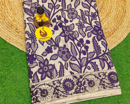 ORIGINAL PEDANA KALAMKARI Cotton Sarees - BOMMA14