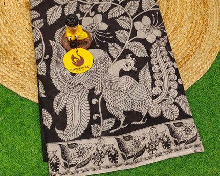 ORIGINAL PEDANA KALAMKARI Cotton Sarees - BOMMA15