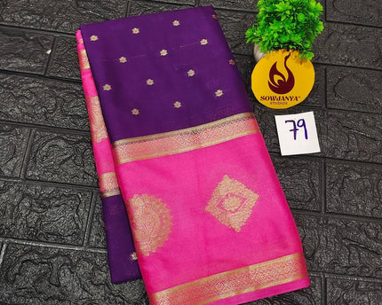 Premium Quality Mysore Crepe Sarees - MYSORE79